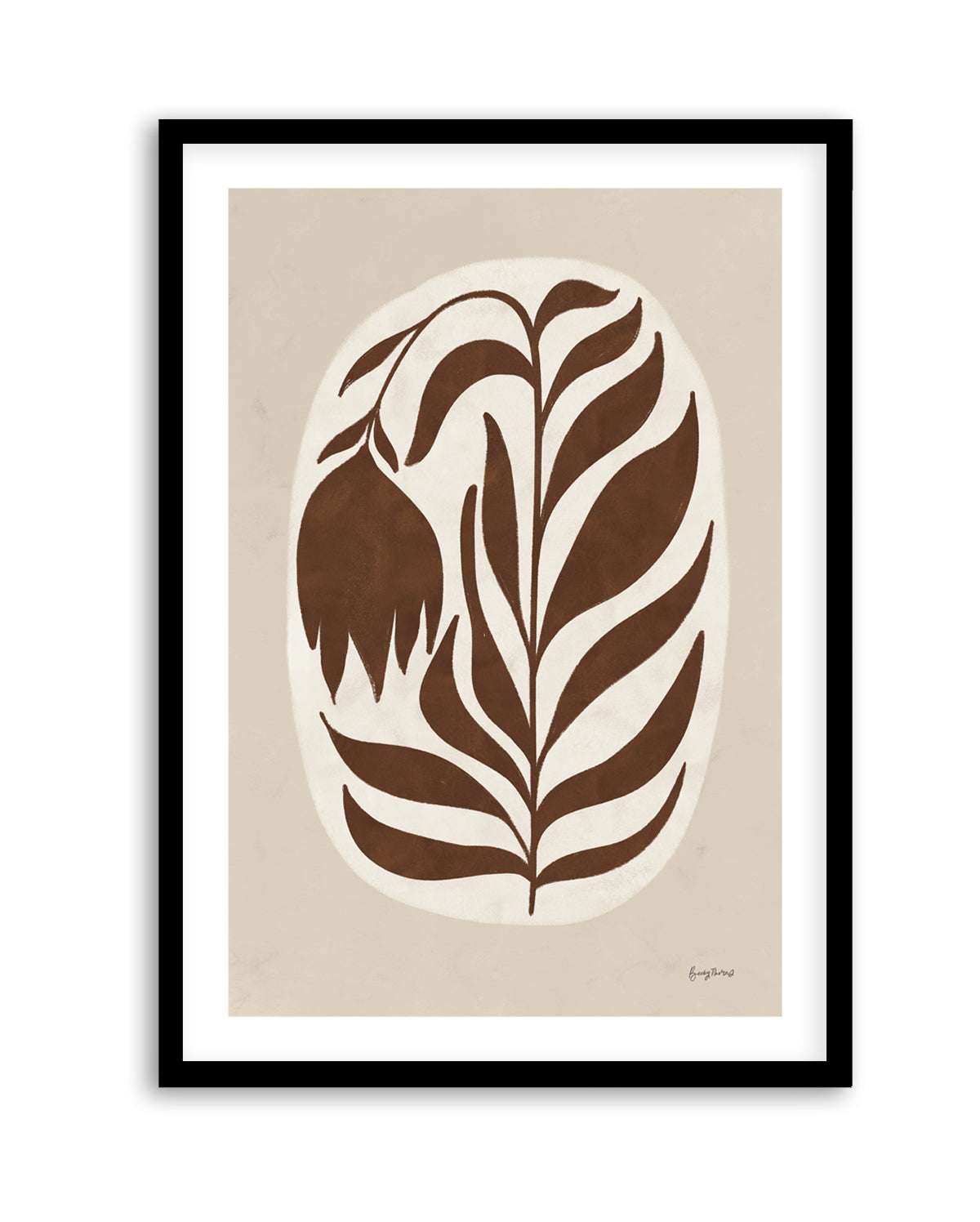 Floral Simplicity I by Becky Thorns | Art Print