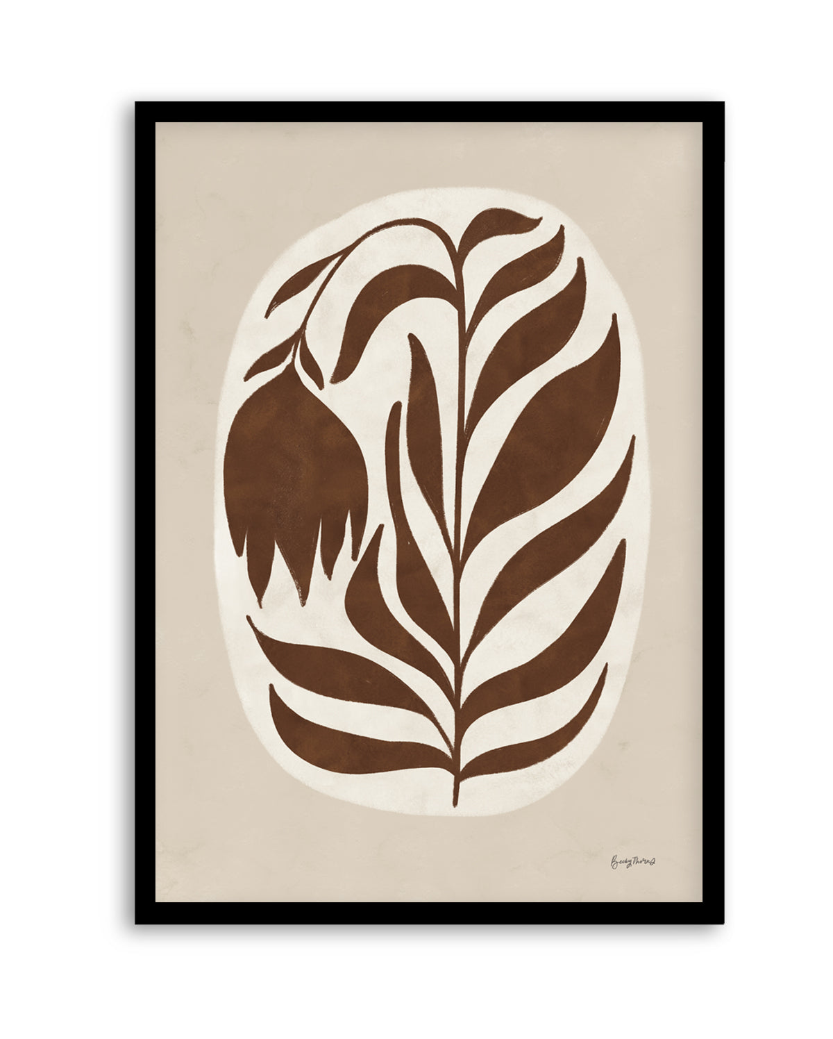Floral Simplicity I by Becky Thorns | Art Print