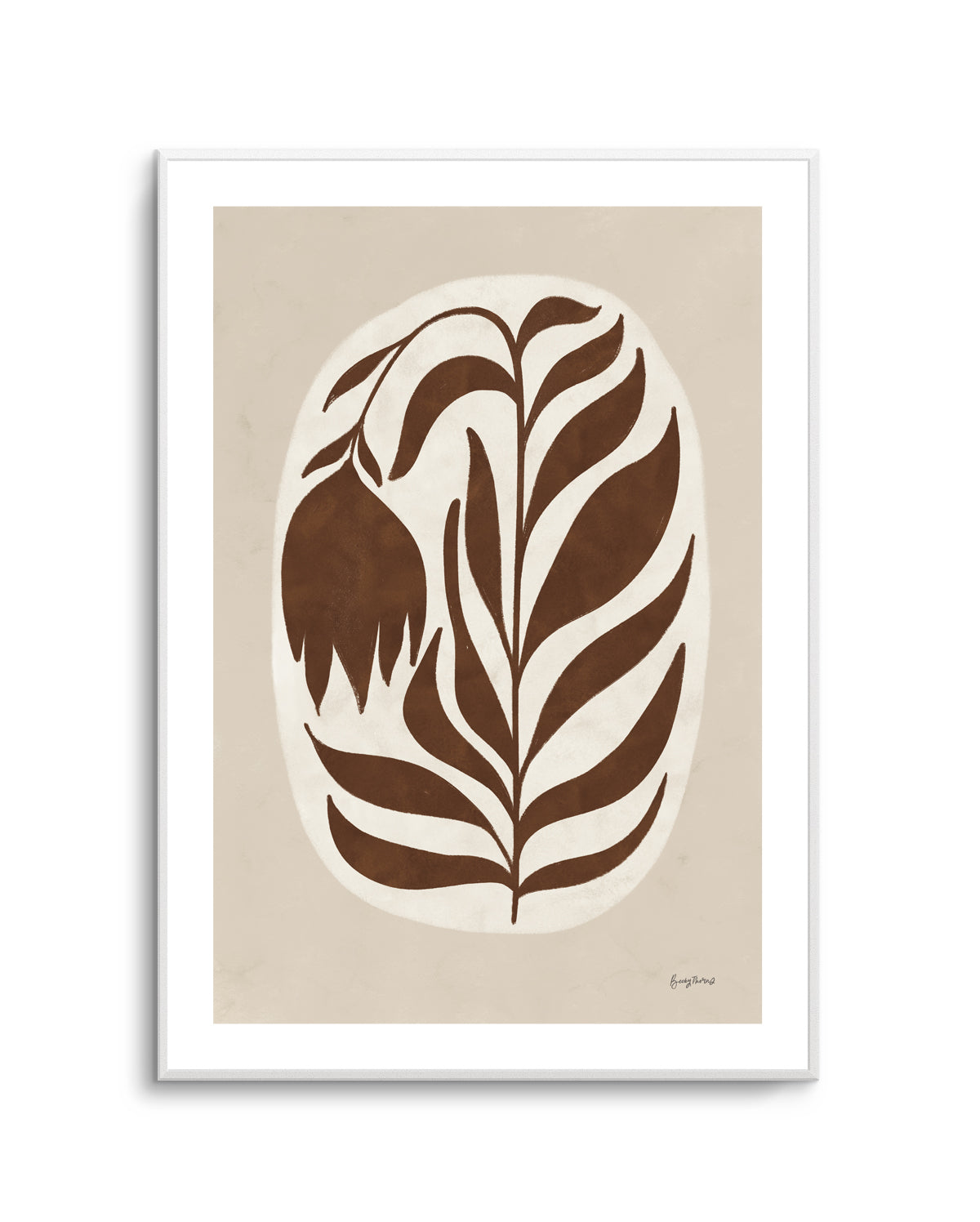Floral Simplicity I by Becky Thorns | Art Print
