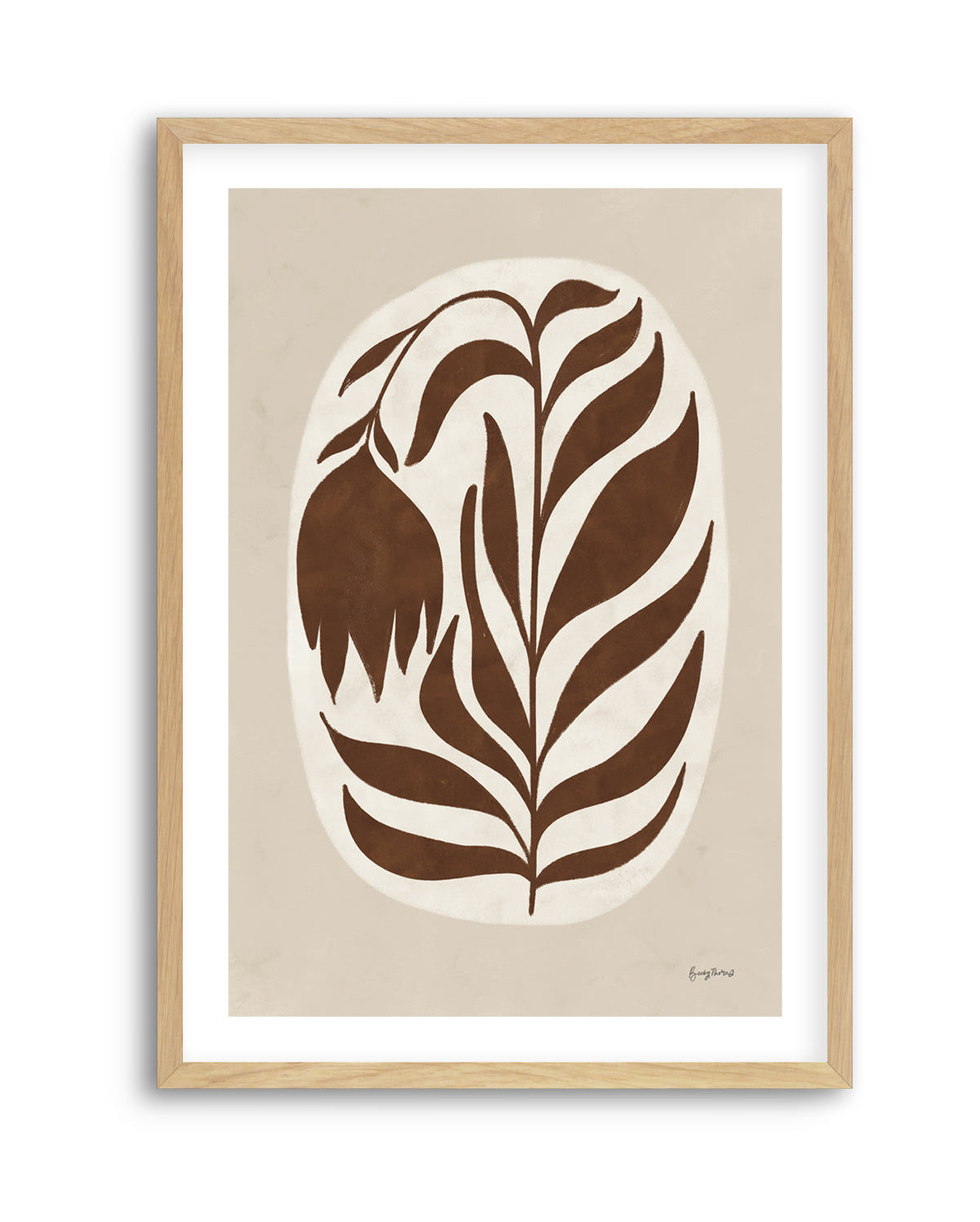 Floral Simplicity I by Becky Thorns | Art Print