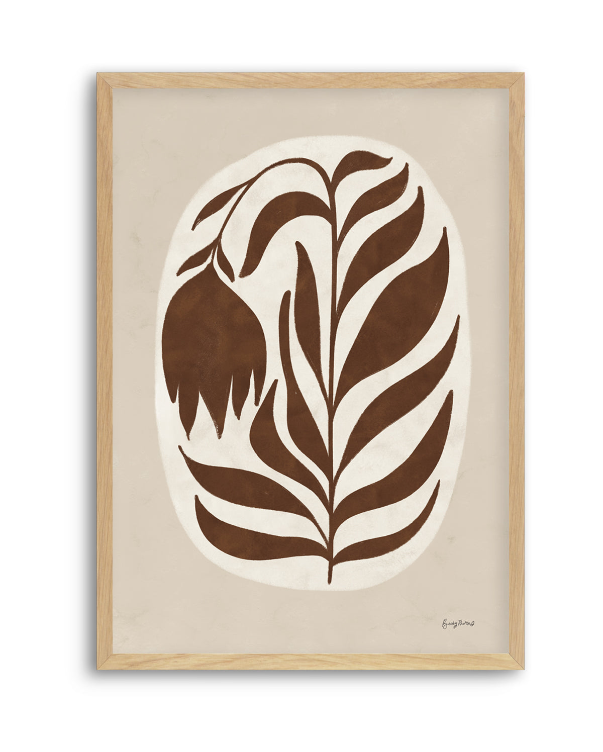 Floral Simplicity I by Becky Thorns | Art Print