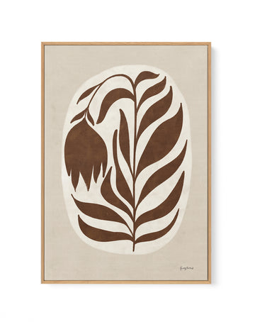 Floral Simplicity I by Becky Thorns | Framed Canvas Wall Art
