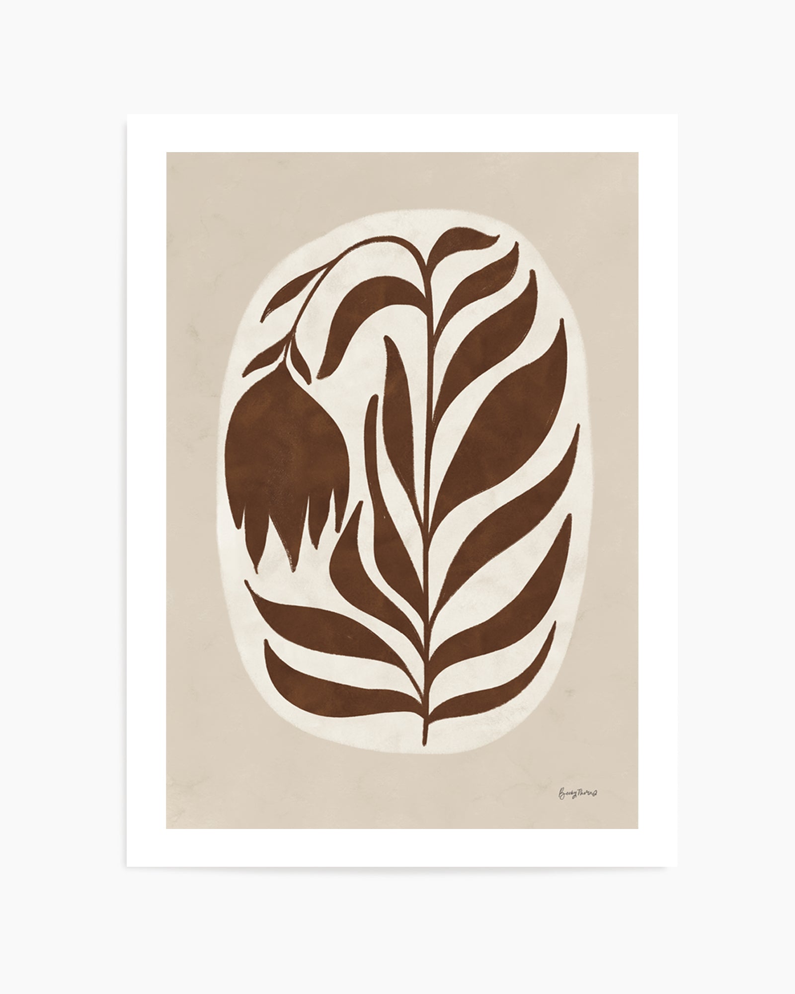 Floral Simplicity I by Becky Thorns | Art Print