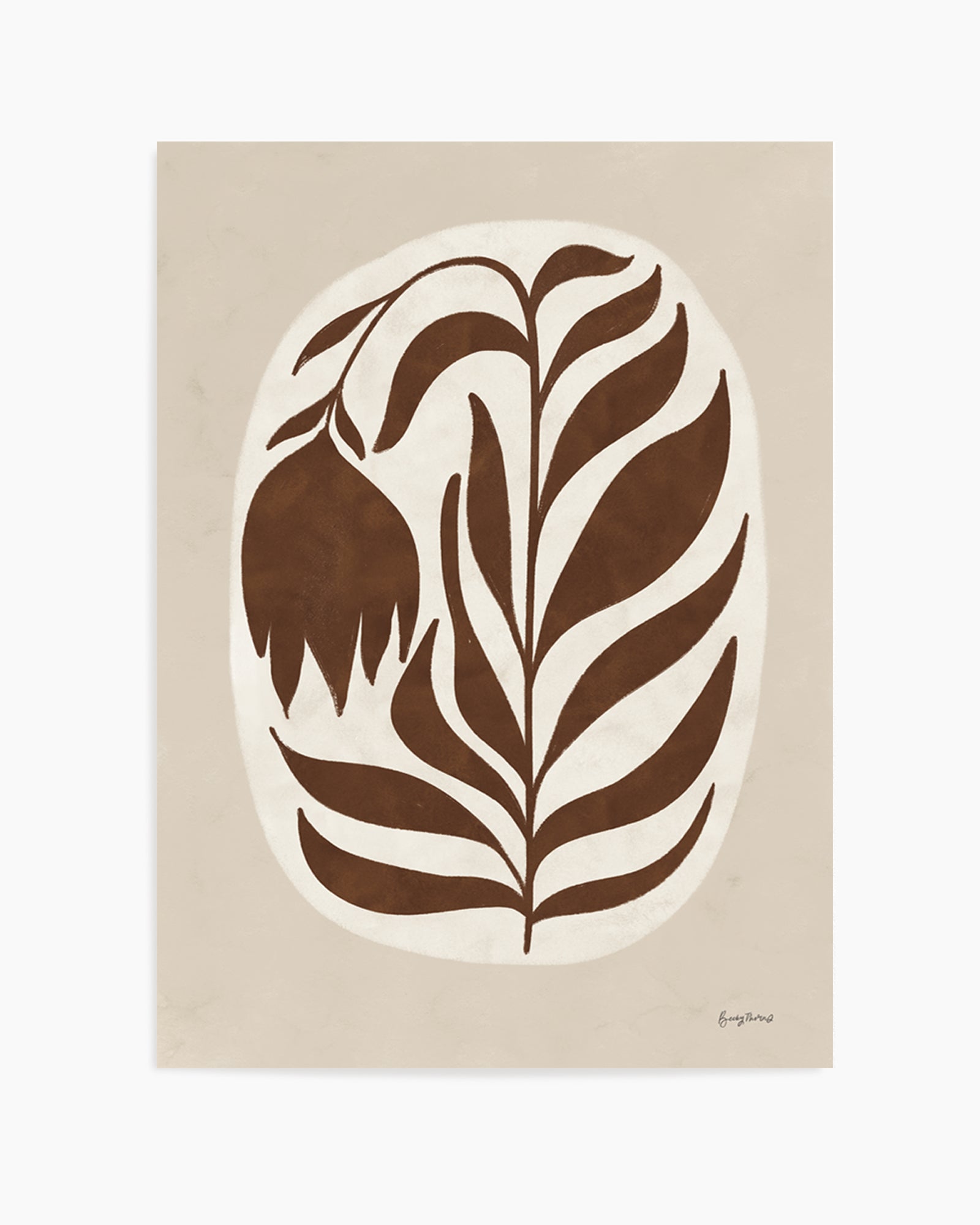 Floral Simplicity I by Becky Thorns | Art Print
