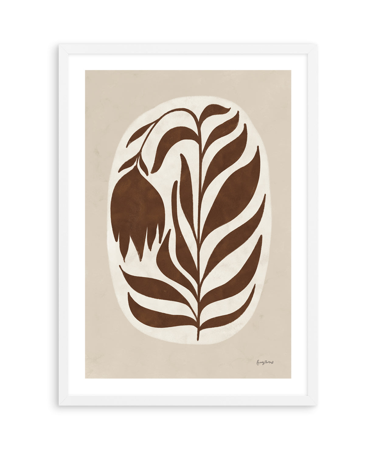 Floral Simplicity I by Becky Thorns | Art Print