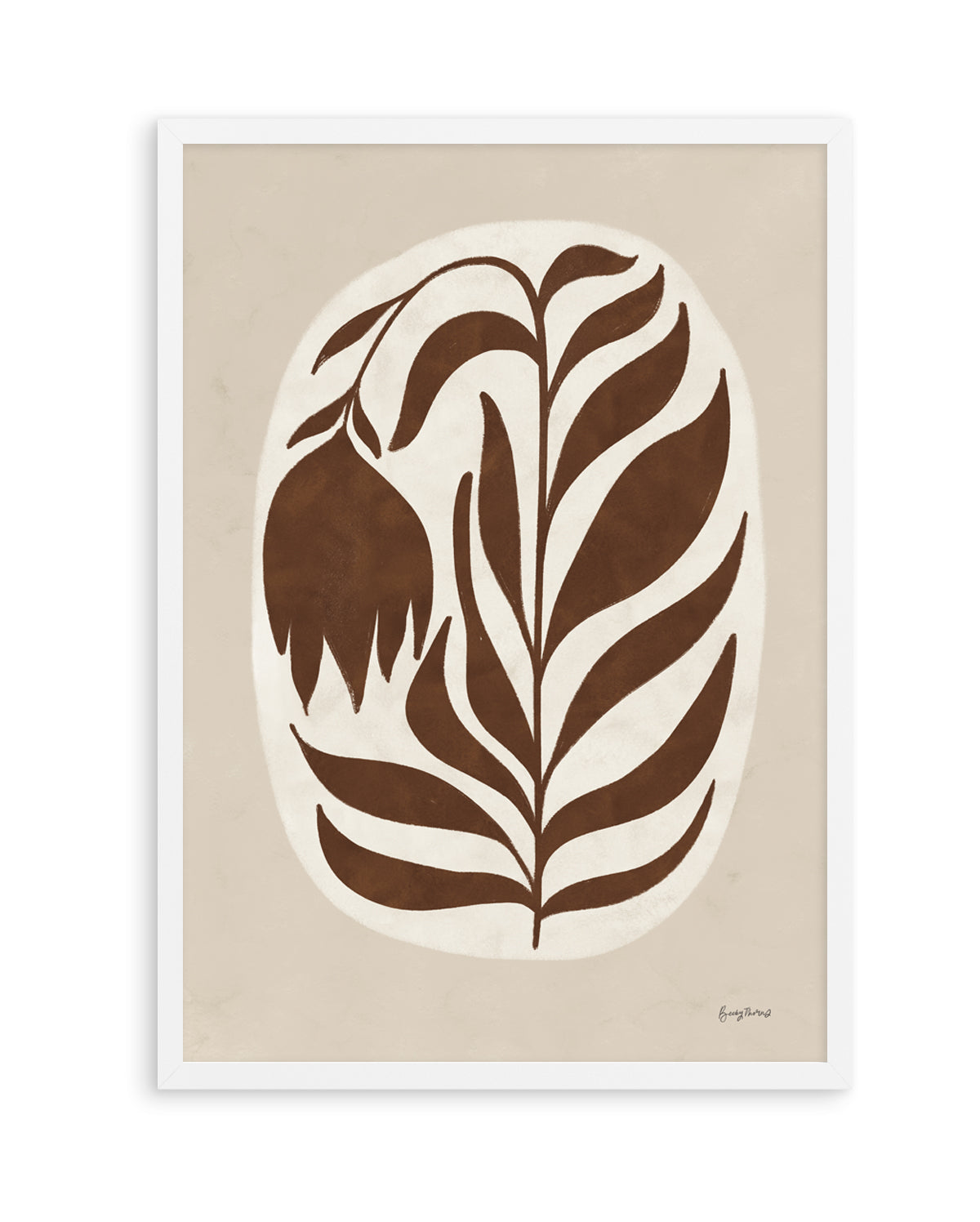 Floral Simplicity I by Becky Thorns | Art Print