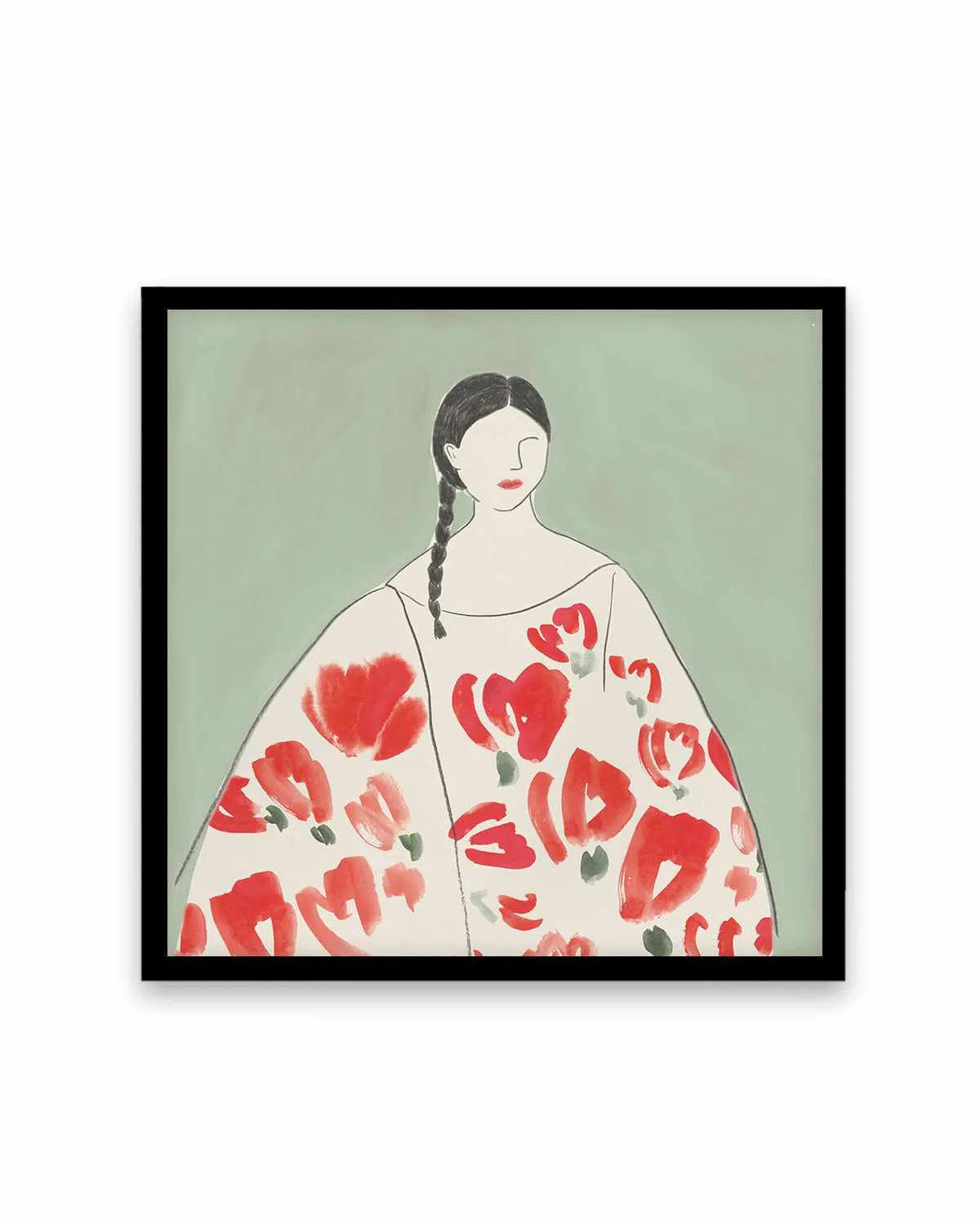 Floral Woman II Art Print from Olive et Oriel where you can shop wallpaper and artworks online