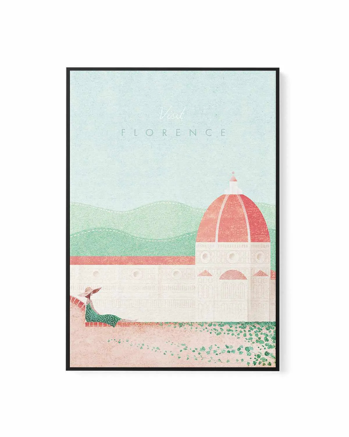 Florence by Henry Rivers | Framed Canvas Art Print from Olive et Oriel where you can shop wallpaper and artworks online