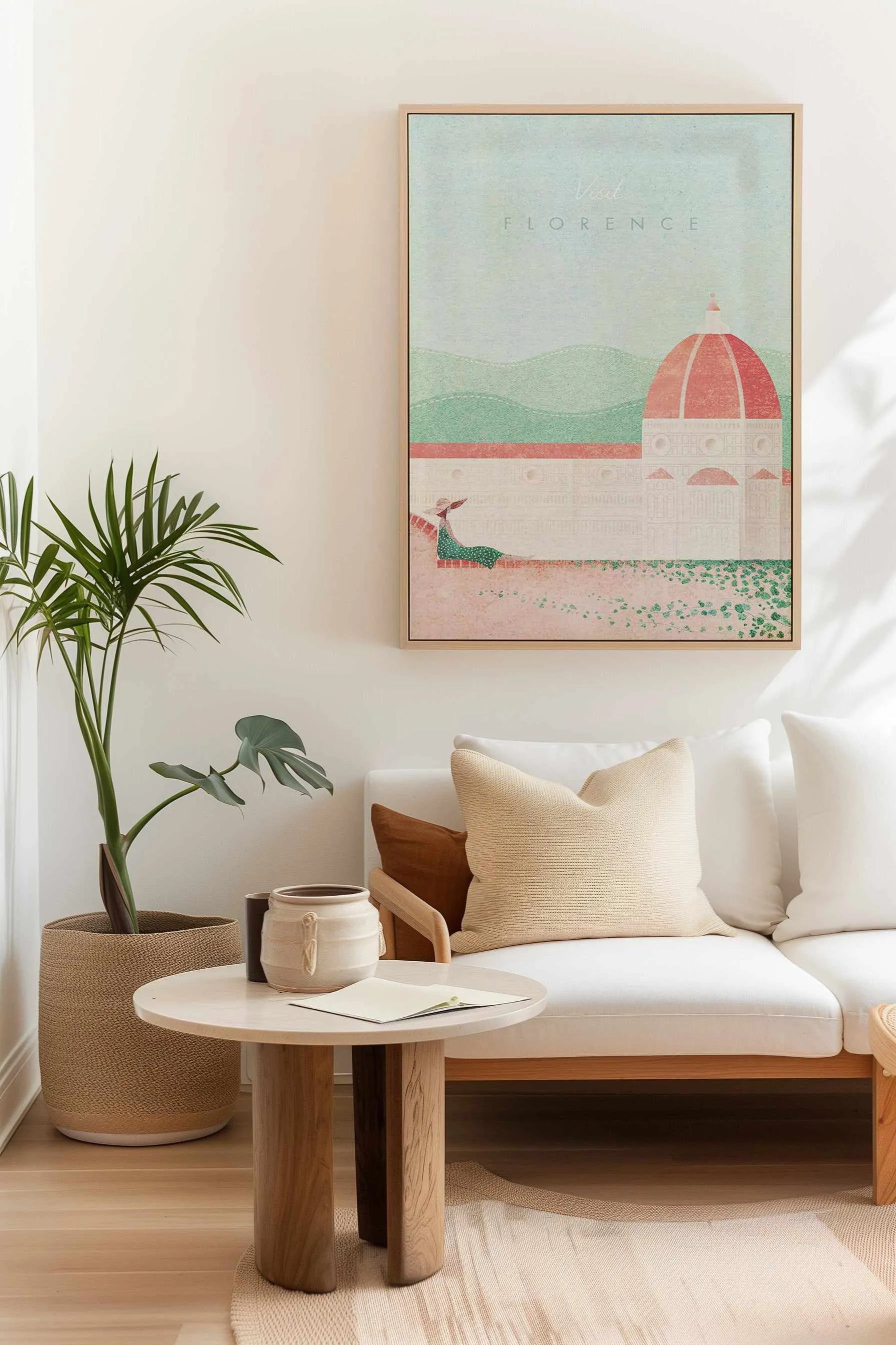 Florence by Henry Rivers | Framed Canvas Art Print from Olive et Oriel where you can shop wallpaper and artworks online
