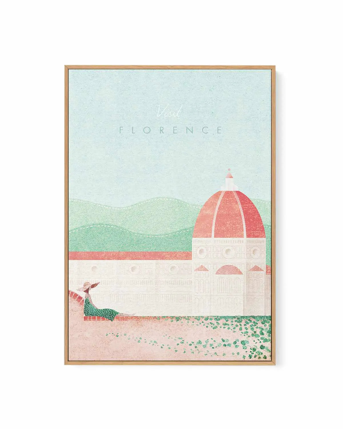 Florence by Henry Rivers | Framed Canvas Art Print from Olive et Oriel where you can shop wallpaper and artworks online