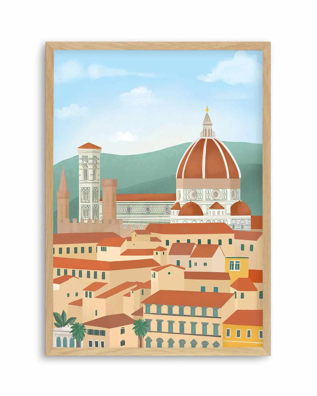 Florence by Petra Lizde Art Print from Olive et Oriel where you can shop wallpaper and artworks online