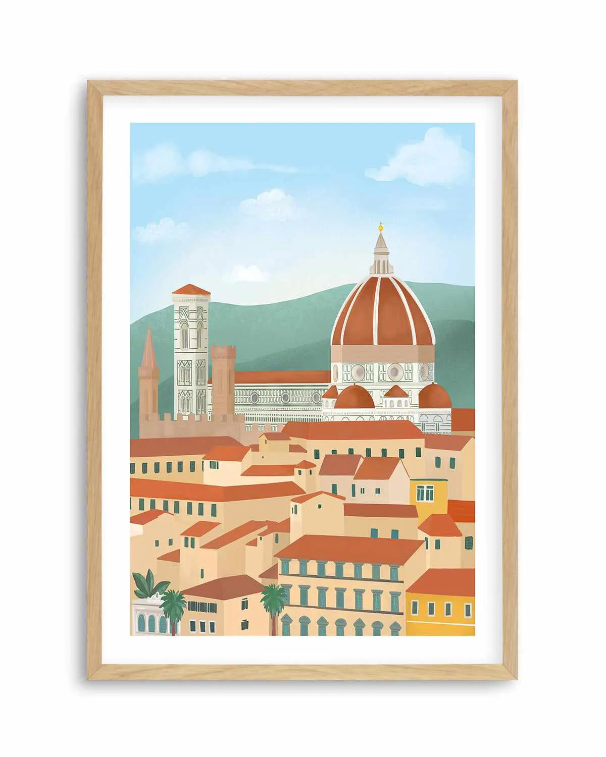 Florence by Petra Lizde Art Print from Olive et Oriel where you can shop wallpaper and artworks online