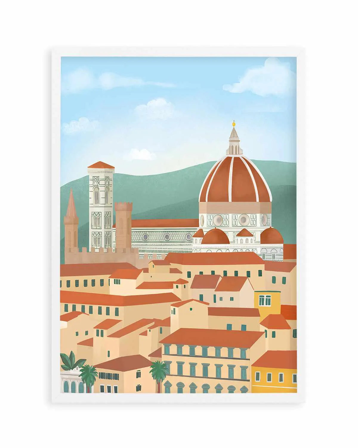 Florence by Petra Lizde Art Print from Olive et Oriel where you can shop wallpaper and artworks online