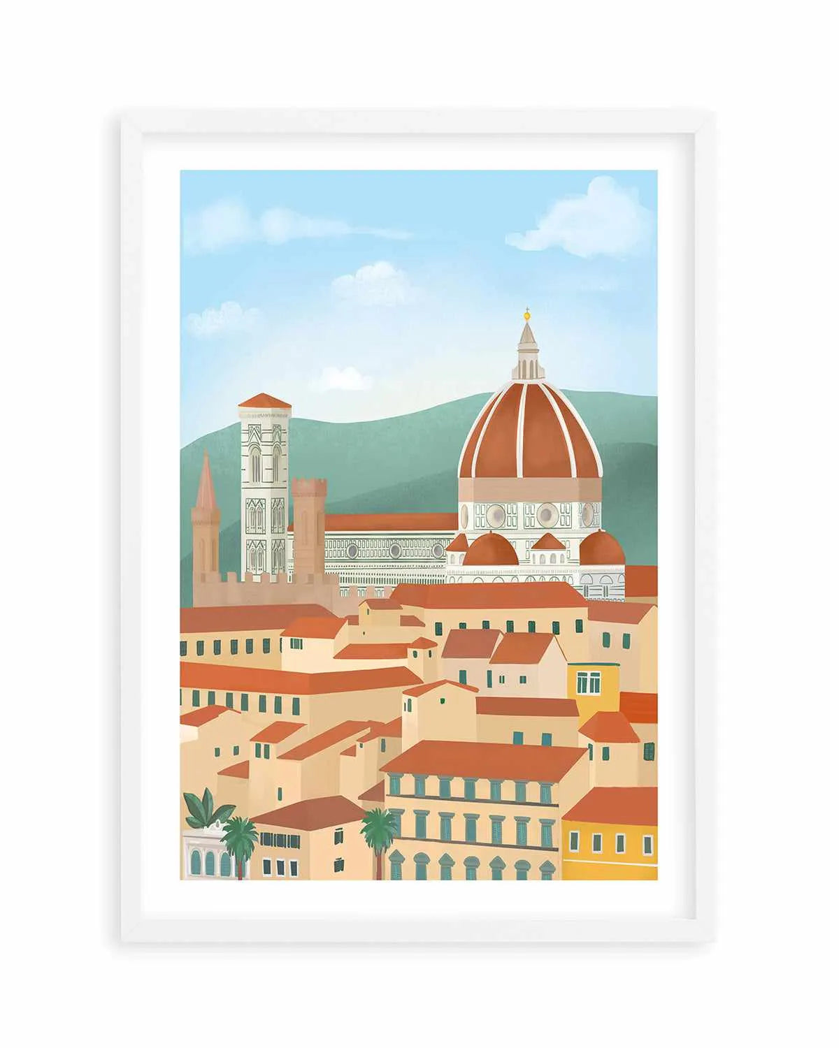 Florence by Petra Lizde Art Print from Olive et Oriel where you can shop wallpaper and artworks online