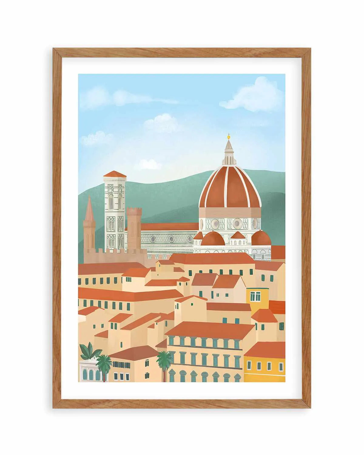 Florence by Petra Lizde Art Print from Olive et Oriel where you can shop wallpaper and artworks online