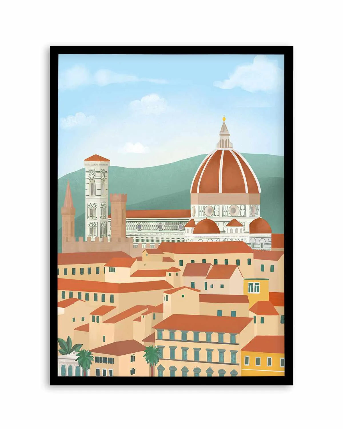 Florence by Petra Lizde Art Print from Olive et Oriel where you can shop wallpaper and artworks online