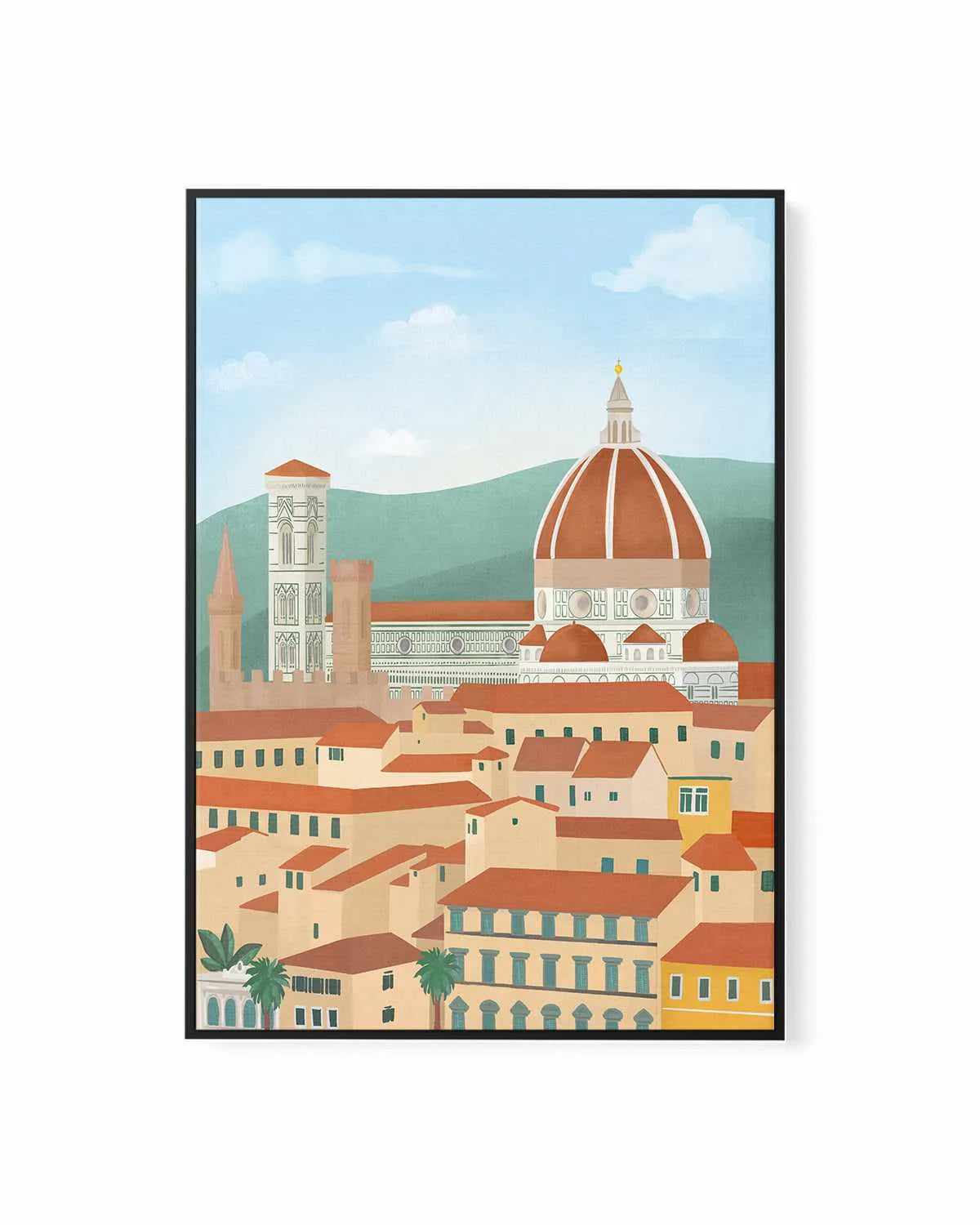 Florence by Petra Lizde | Framed Canvas Art Print from Olive et Oriel where you can shop wallpaper and artworks online