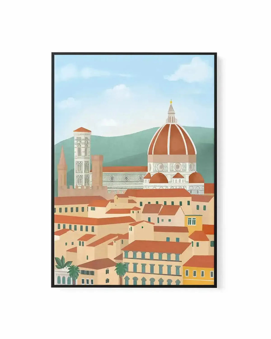 Florence by Petra Lizde | Framed Canvas Art Print from Olive et Oriel where you can shop wallpaper and artworks online