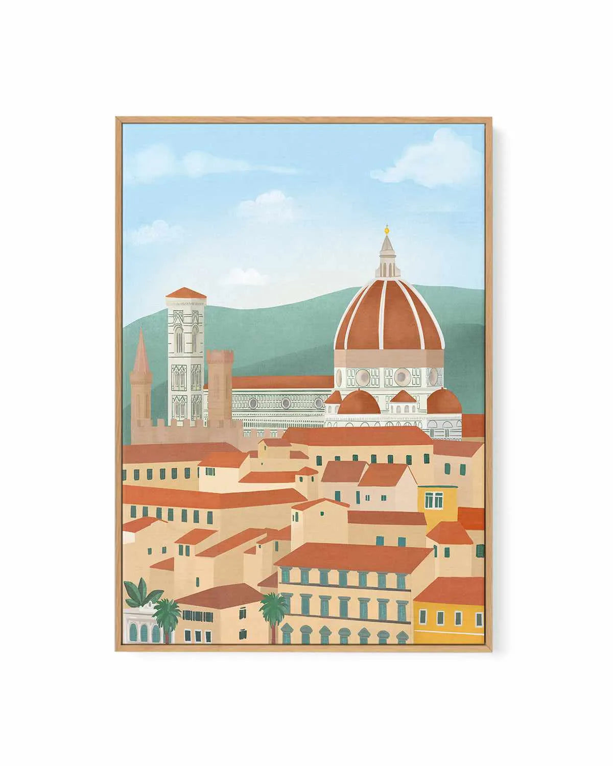 Florence by Petra Lizde | Framed Canvas Art Print from Olive et Oriel where you can shop wallpaper and artworks online