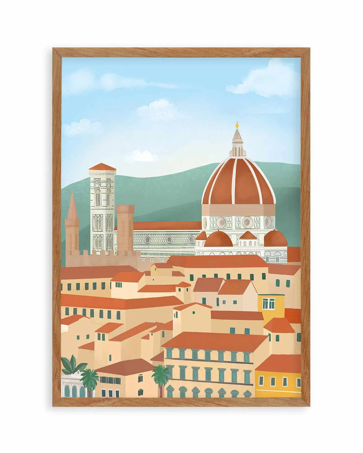 Florence by Petra Lizde Art Print from Olive et Oriel where you can shop wallpaper and artworks online