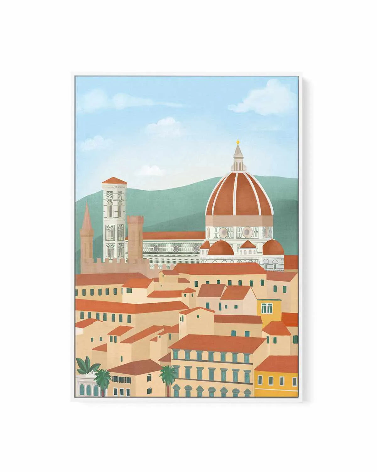 Florence by Petra Lizde | Framed Canvas Art Print from Olive et Oriel where you can shop wallpaper and artworks online