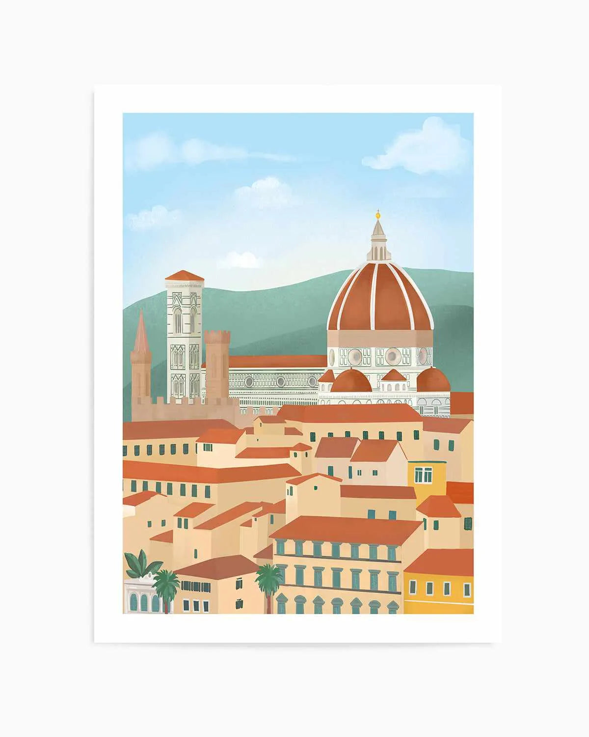 Florence by Petra Lizde Art Print from Olive et Oriel where you can shop wallpaper and artworks online