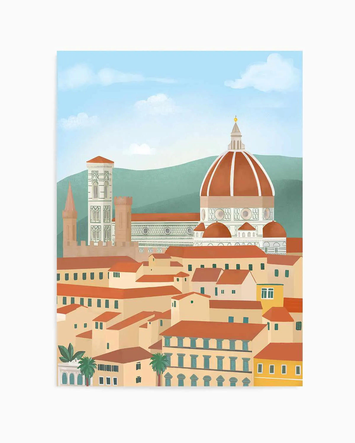 Florence by Petra Lizde Art Print from Olive et Oriel where you can shop wallpaper and artworks online