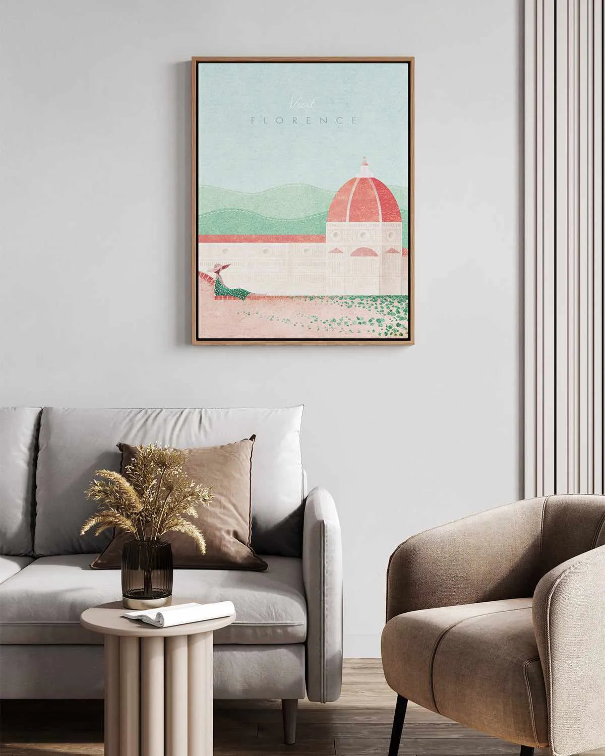 Florence by Henry Rivers | Framed Canvas Art Print from Olive et Oriel where you can shop wallpaper and artworks online