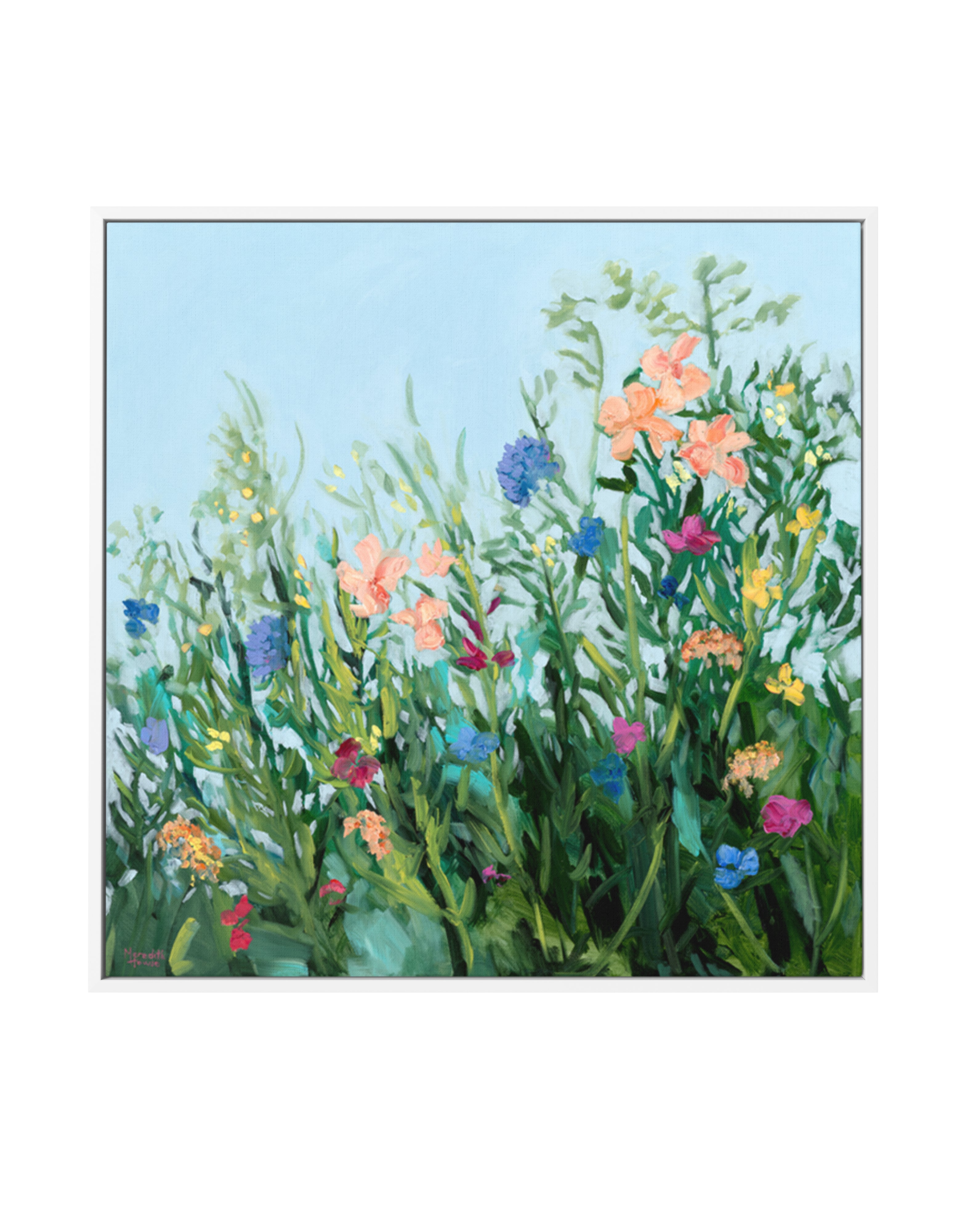 Floriade by Meredith Howse | Framed Canvas Art Print