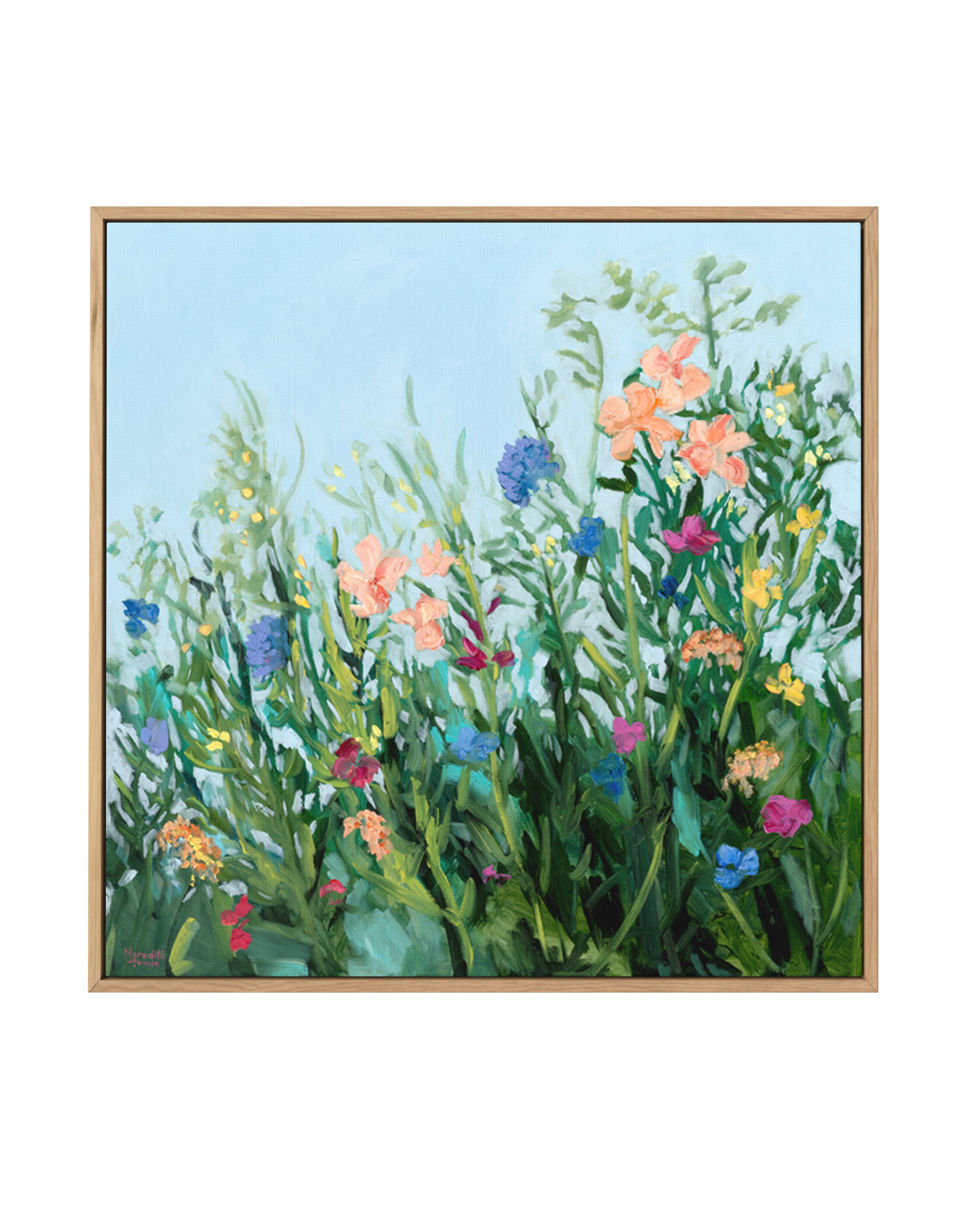 Floriade by Meredith Howse | Framed Canvas Art Print