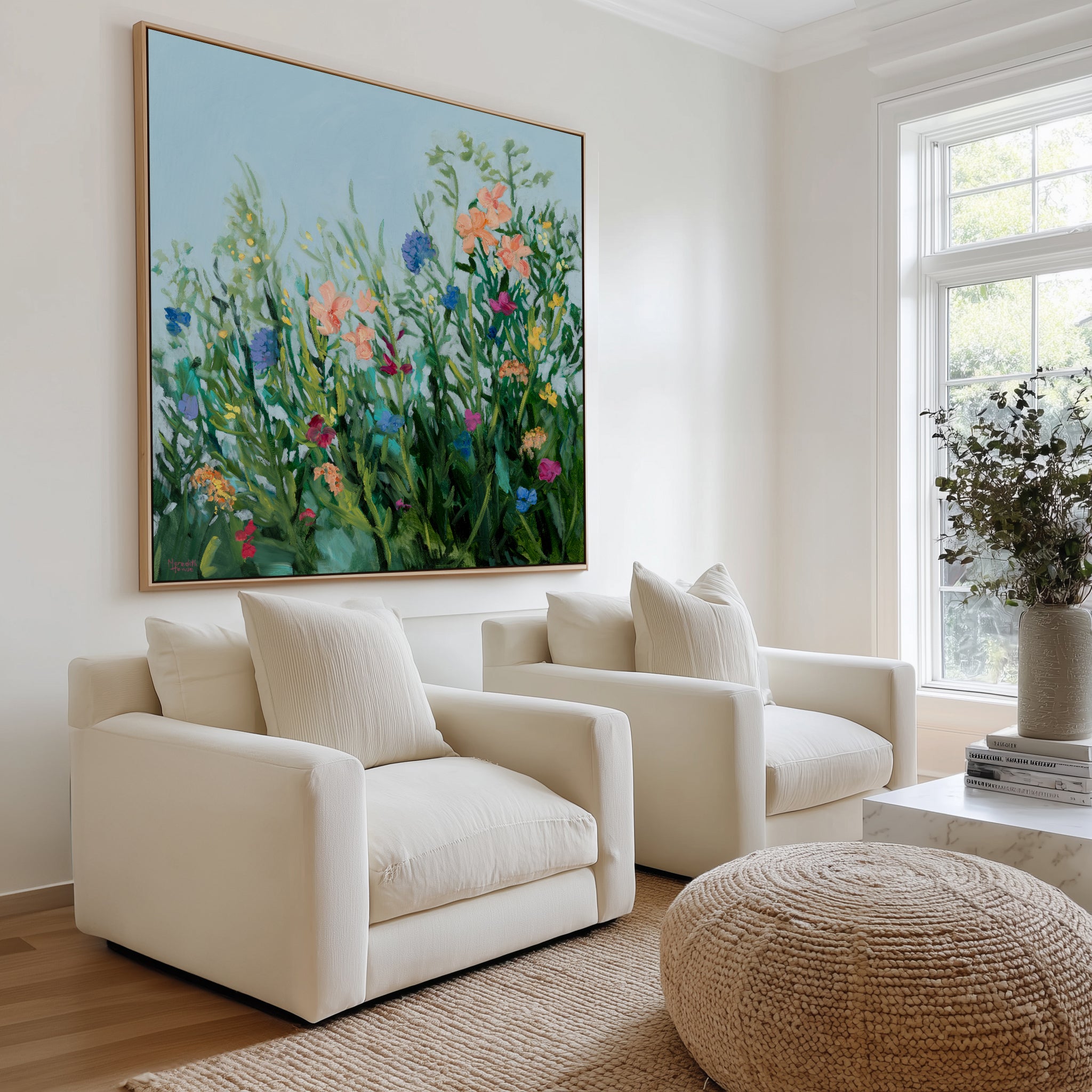 Floriade by Meredith Howse | Framed Canvas Art Print