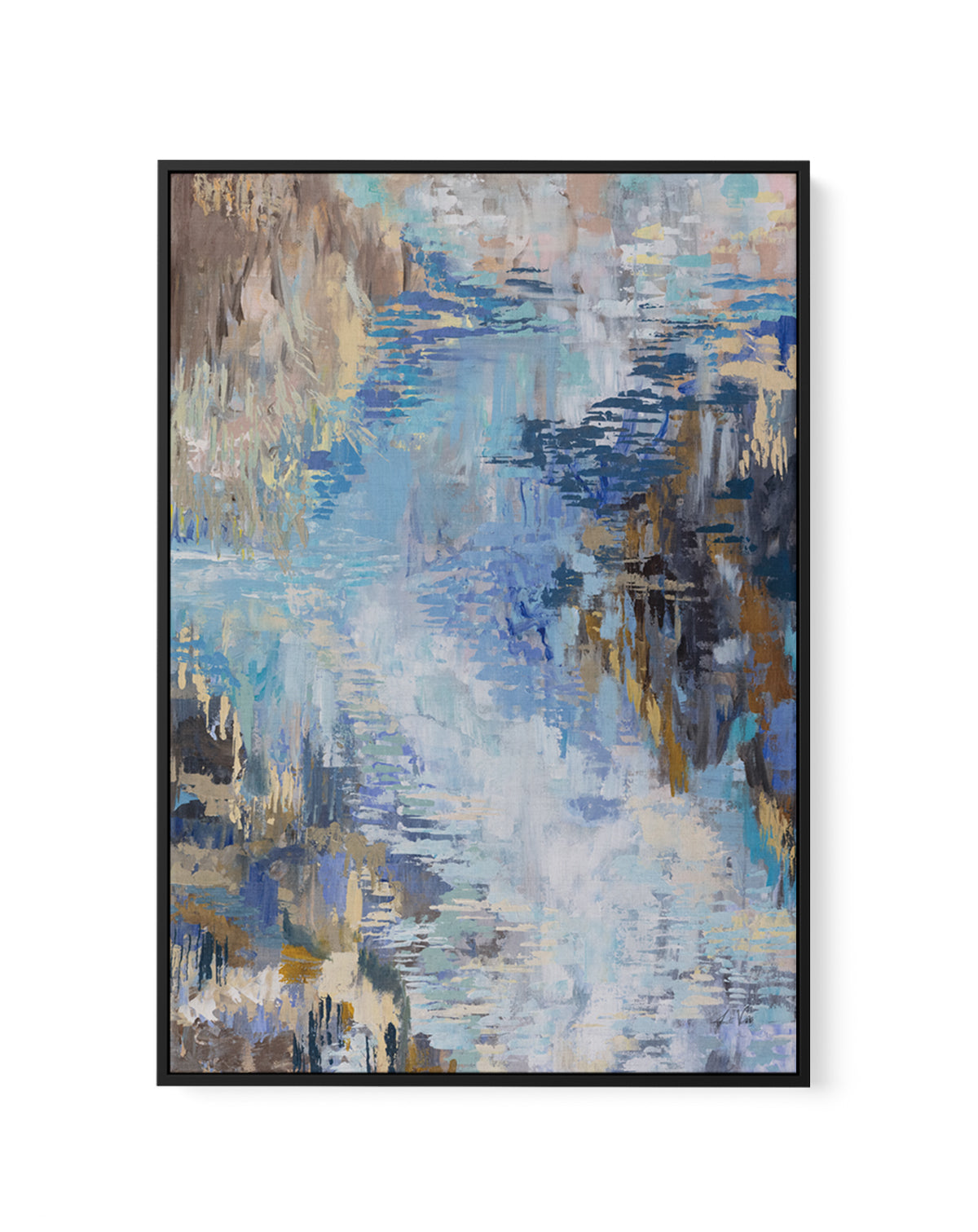 Flow I | Framed Canvas Art Print