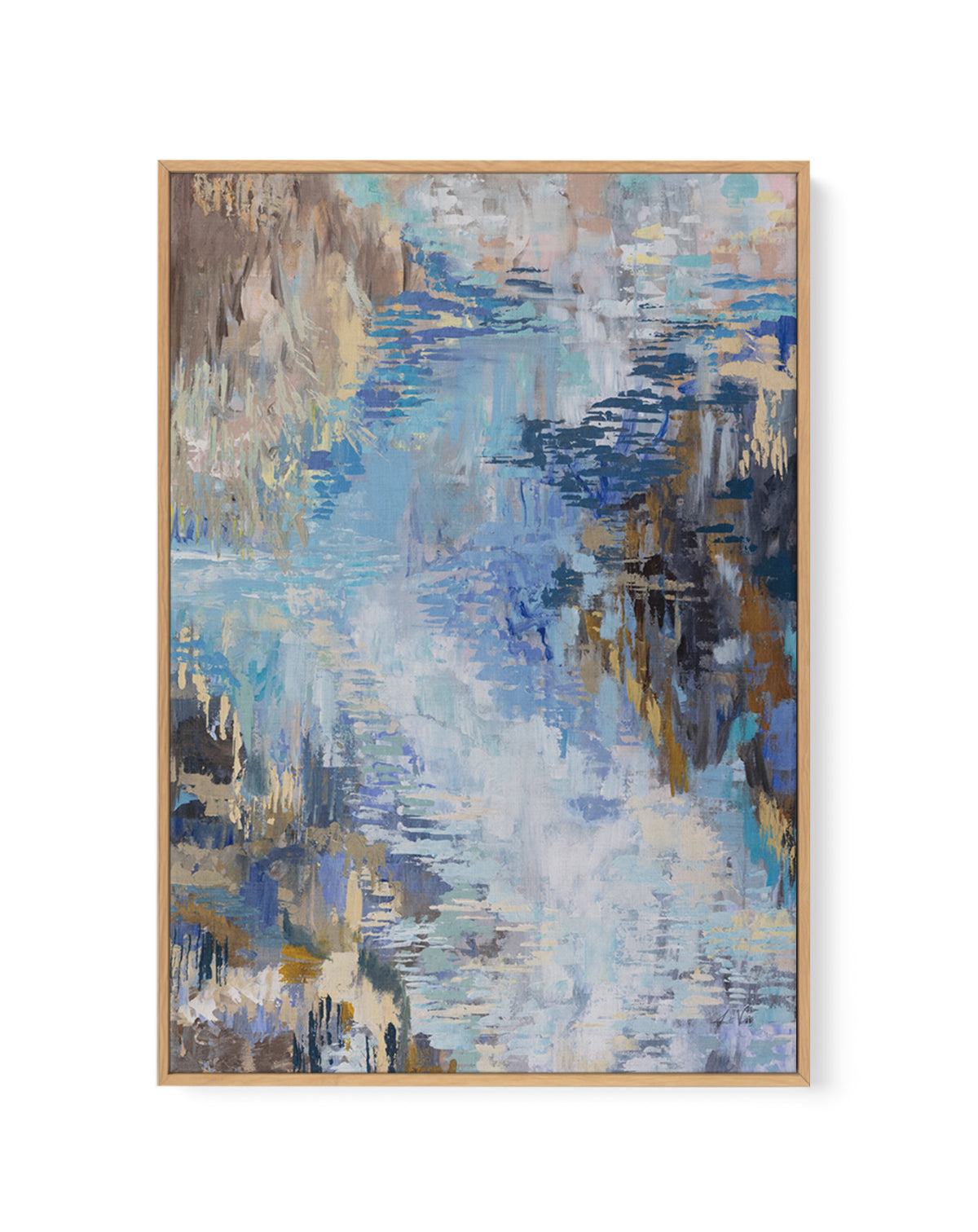 Flow I | Framed Canvas Art Print