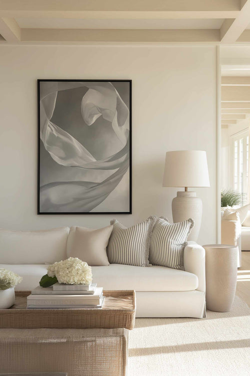 Flow I | Framed Canvas Art Print