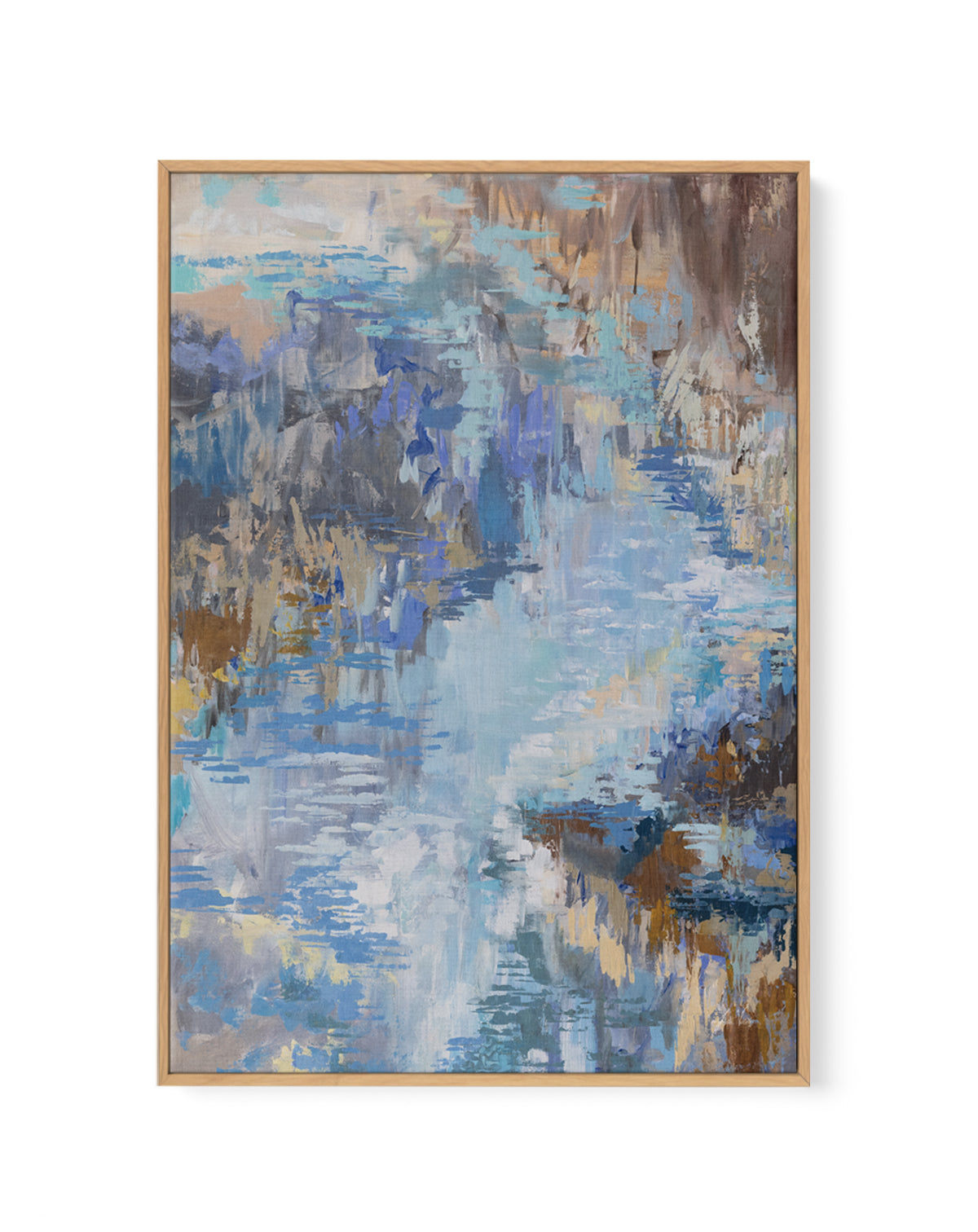 Flow II | Framed Canvas Art Print