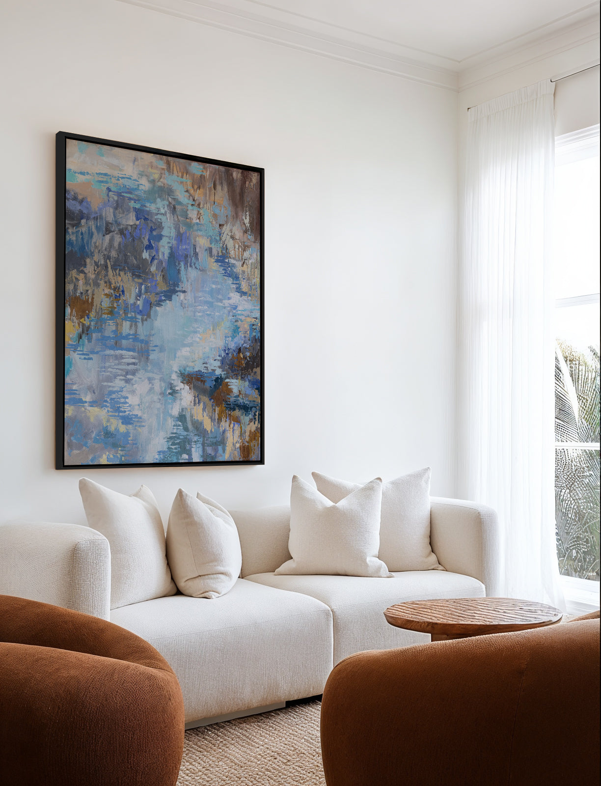 Flow II | Framed Canvas Art Print