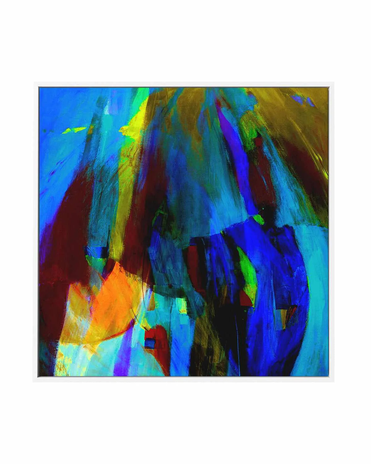 Flow by Antonia Tzenova | Framed Canvas Art Print from Olive et Oriel where you can shop wallpaper and artworks online