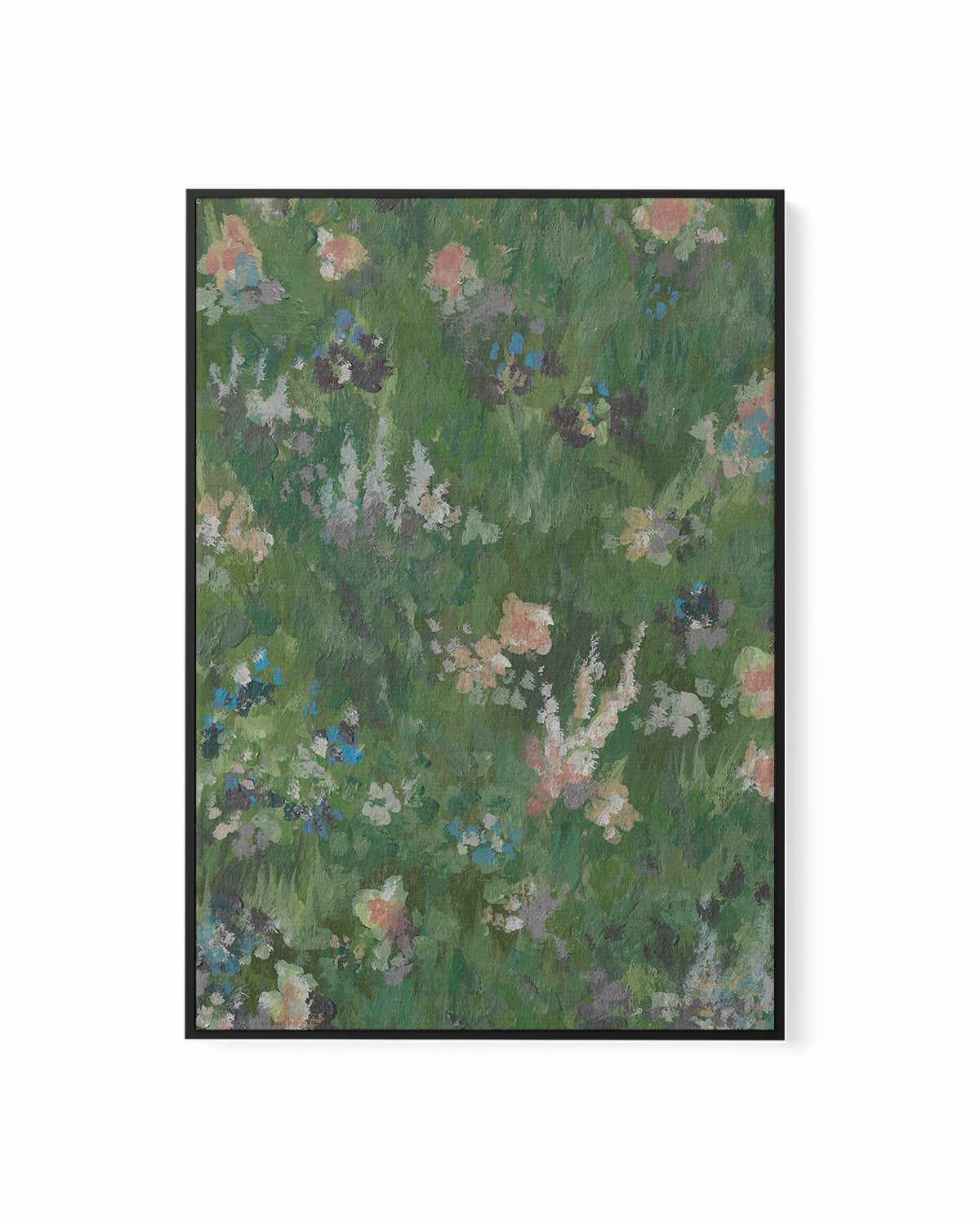 Flower Abstract by Josephine Wianto | Framed Canvas Art Print