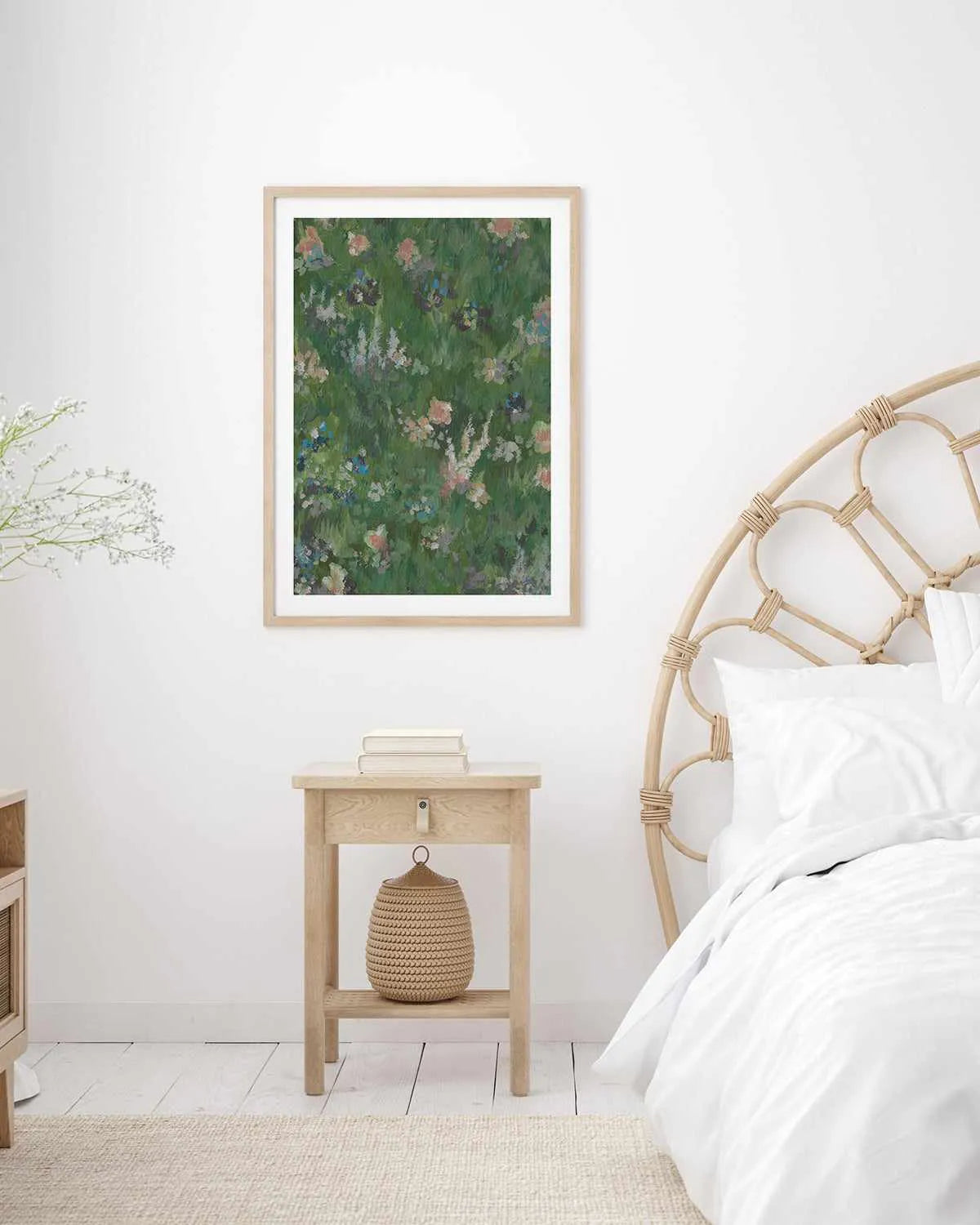 Flower Abstract by Josephine Wianto Art Print from Olive et Oriel where you can shop wallpaper and artworks online