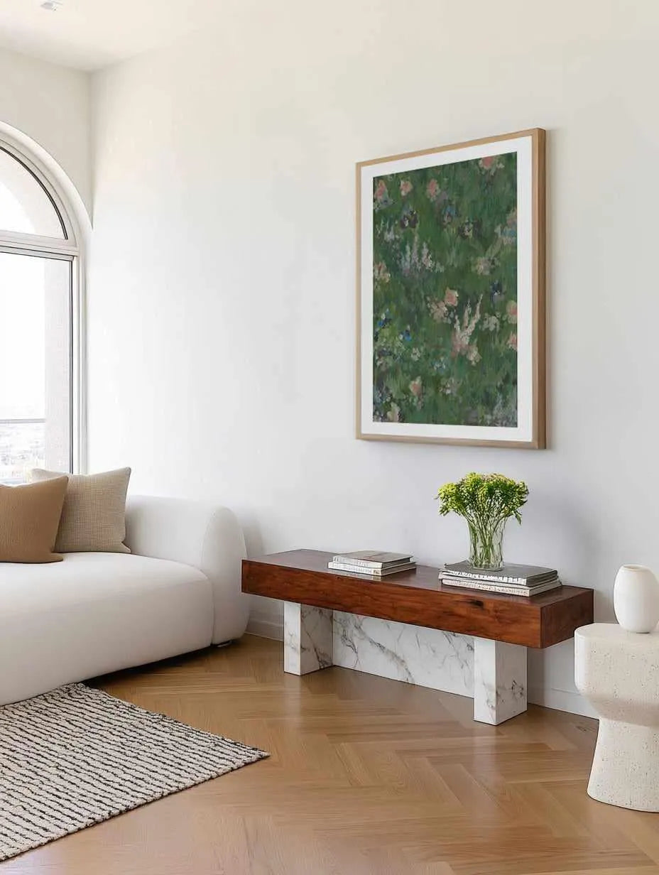 Flower Abstract by Josephine Wianto Art Print from Olive et Oriel where you can shop wallpaper and artworks online