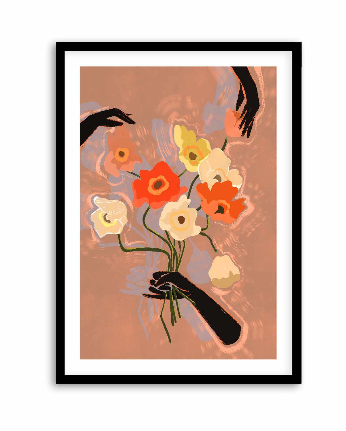 Flower Always by Arty Guava | Art Print from Olive et Oriel where you can shop wallpaper and artworks online
