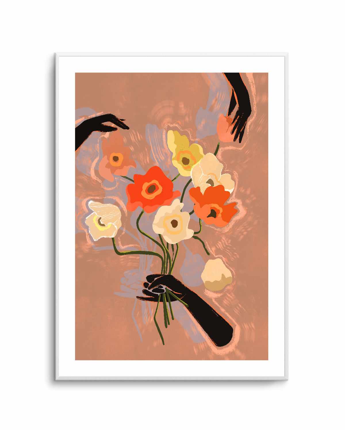 Flower Always by Arty Guava | Art Print from Olive et Oriel where you can shop wallpaper and artworks online