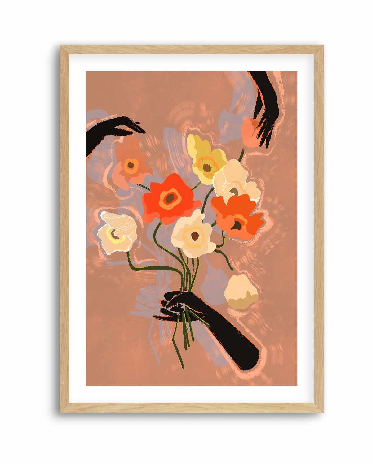 Flower Always by Arty Guava | Art Print from Olive et Oriel where you can shop wallpaper and artworks online