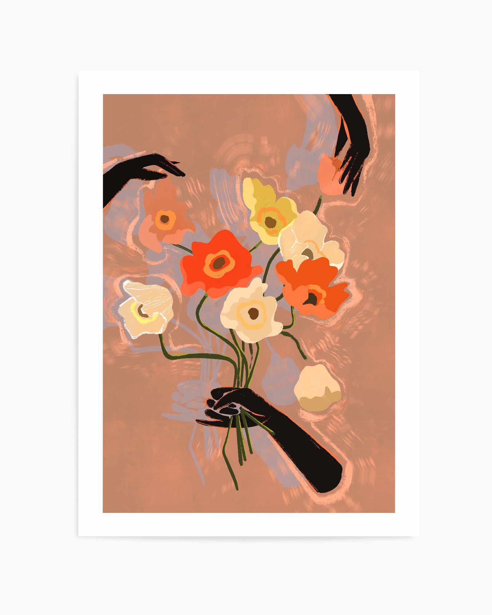 Flower Always by Arty Guava | Art Print from Olive et Oriel where you can shop wallpaper and artworks online