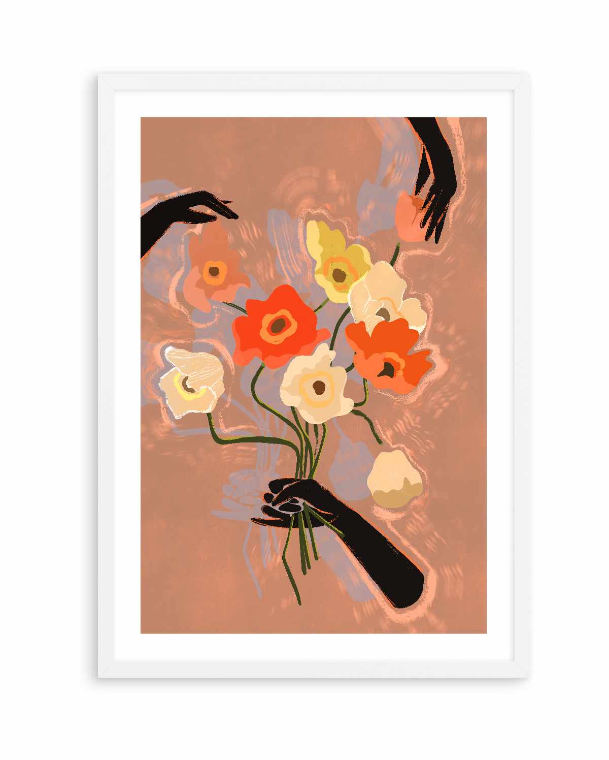Flower Always by Arty Guava | Art Print from Olive et Oriel where you can shop wallpaper and artworks online