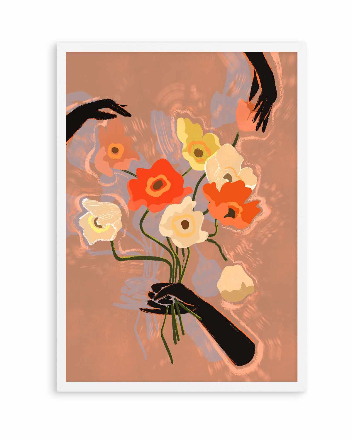 Flower Always by Arty Guava | Art Print from Olive et Oriel where you can shop wallpaper and artworks online