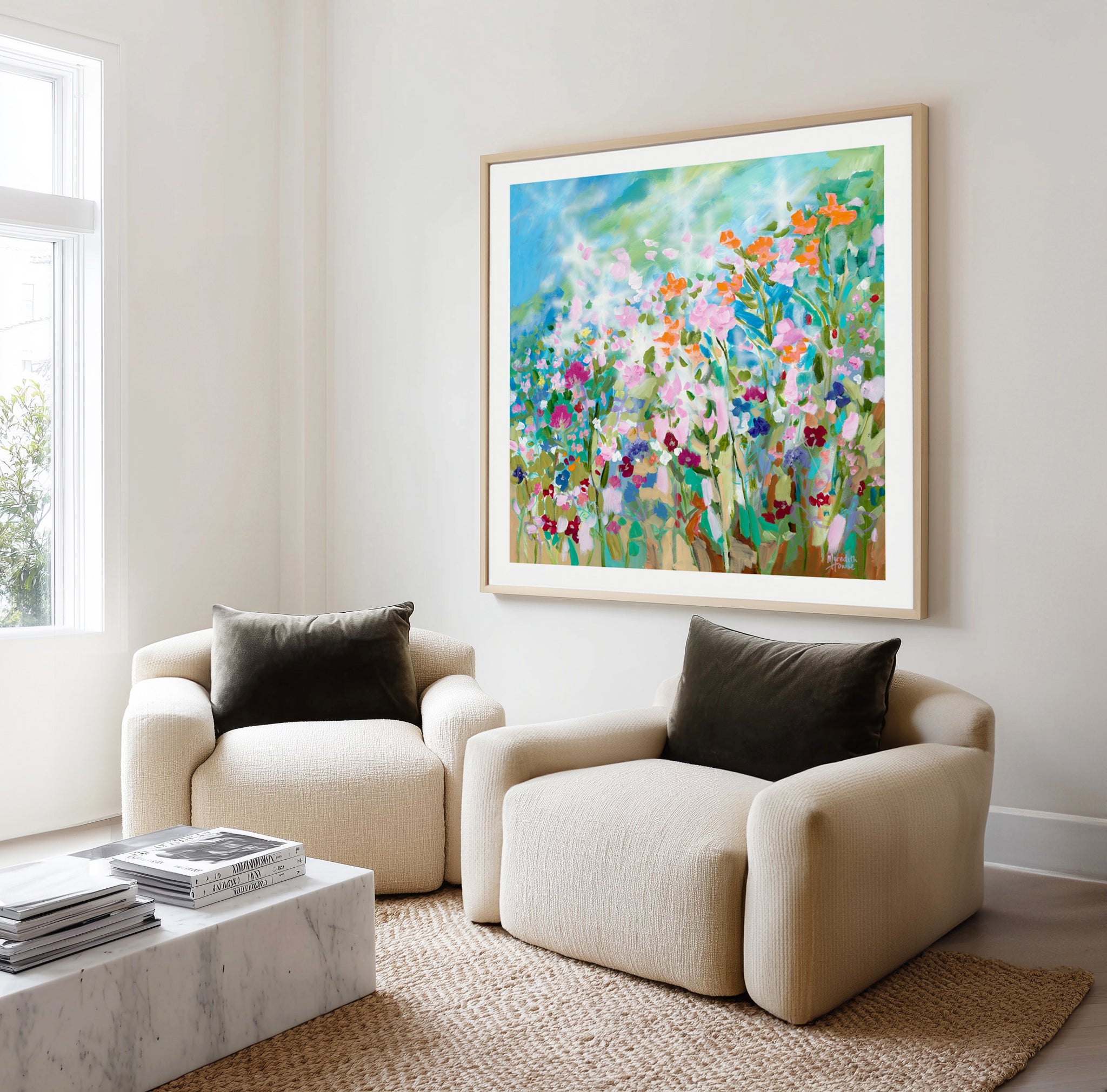 Flower Break Dance by Meredith Howse | Art Print