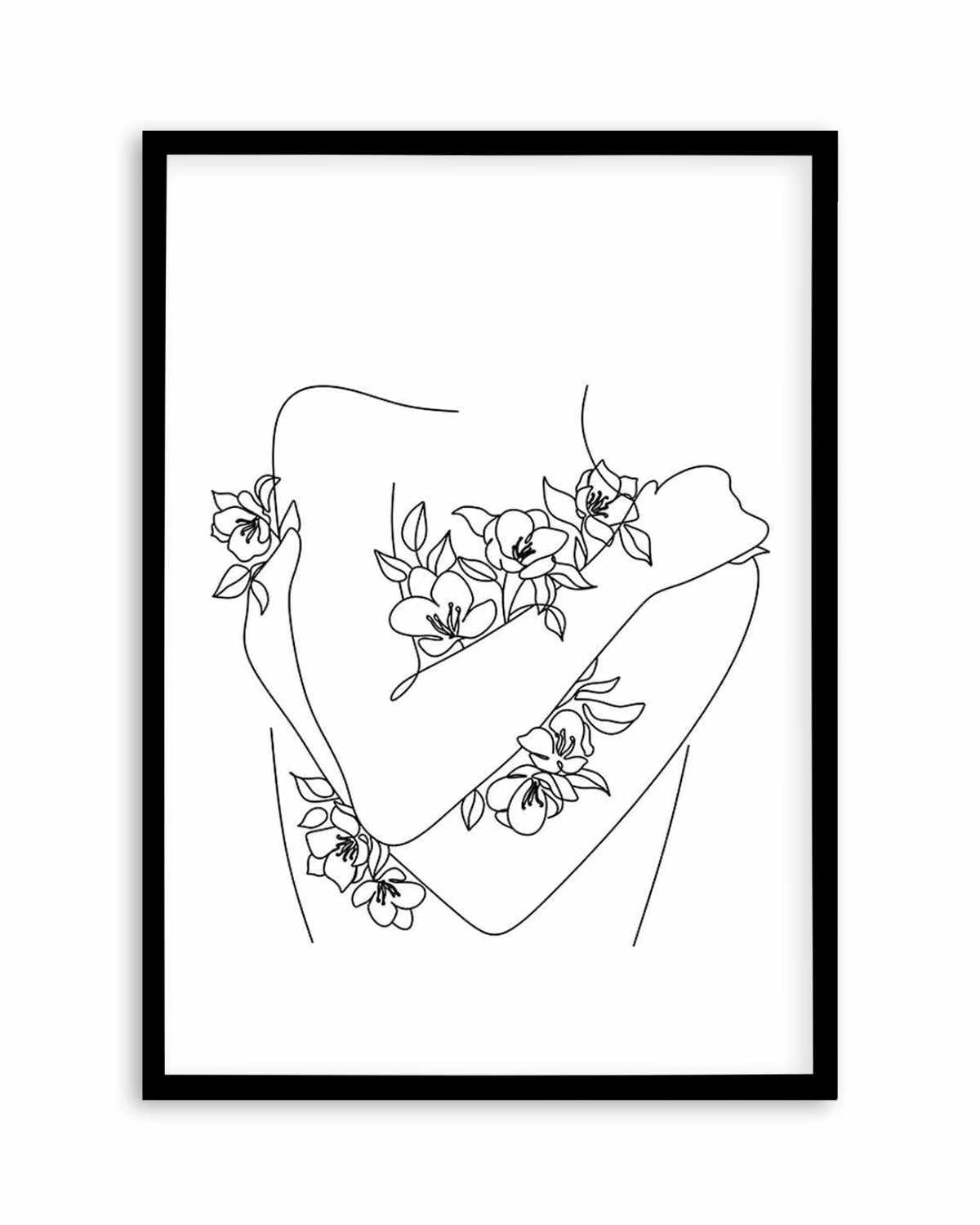 Flower Girl Art Print