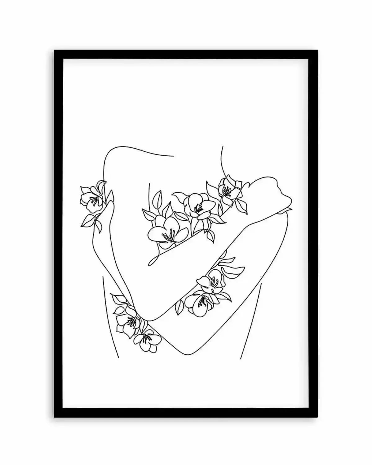 Flower Girl Art Print from Olive et Oriel where you can shop wallpaper and artworks online
