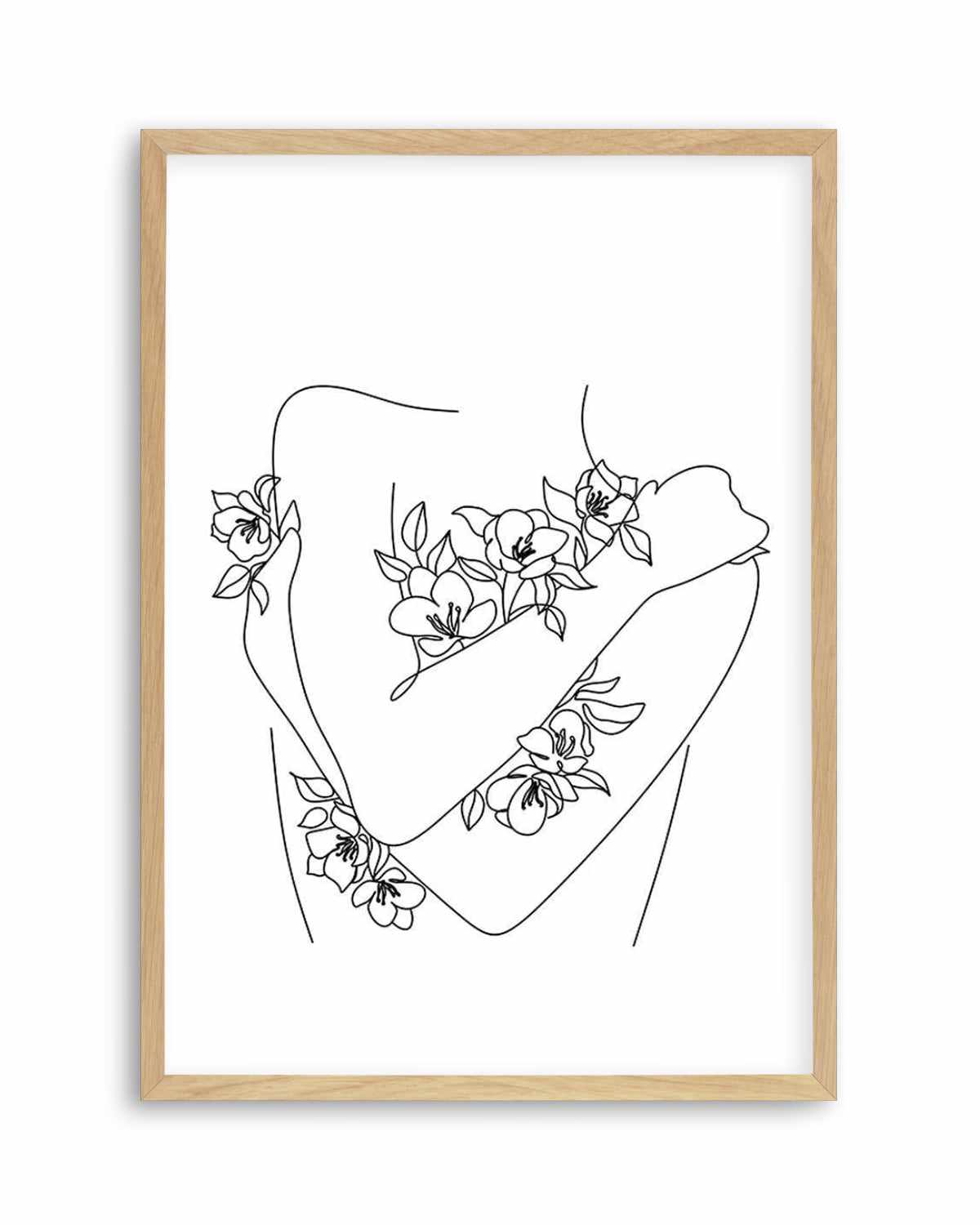 Flower Girl Art Print